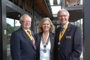 First and Second Vice Presidents with President Debra